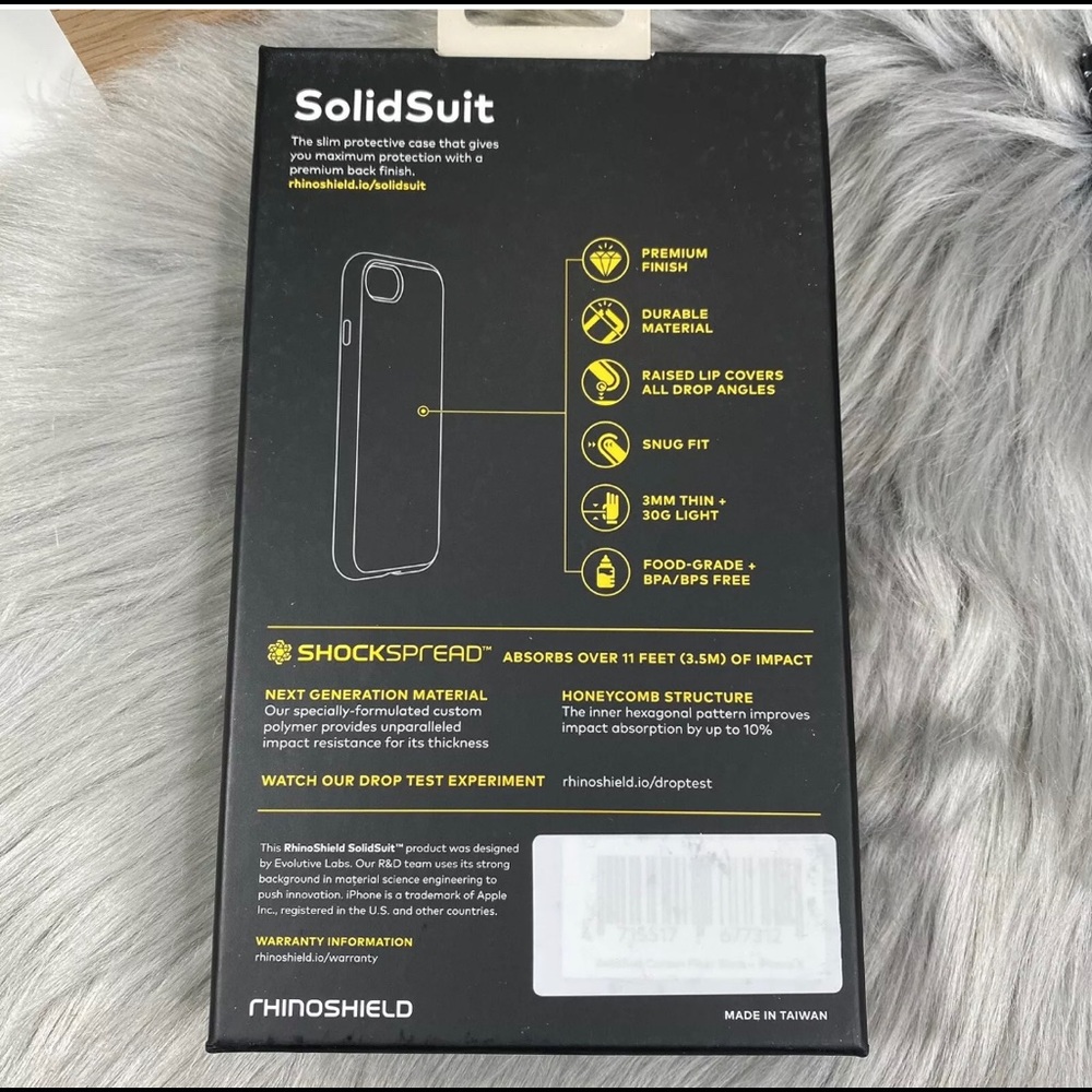 Solidsuit Rhinoshield ProtectiveCase Apple iPhoneX - Picture 5 of 8